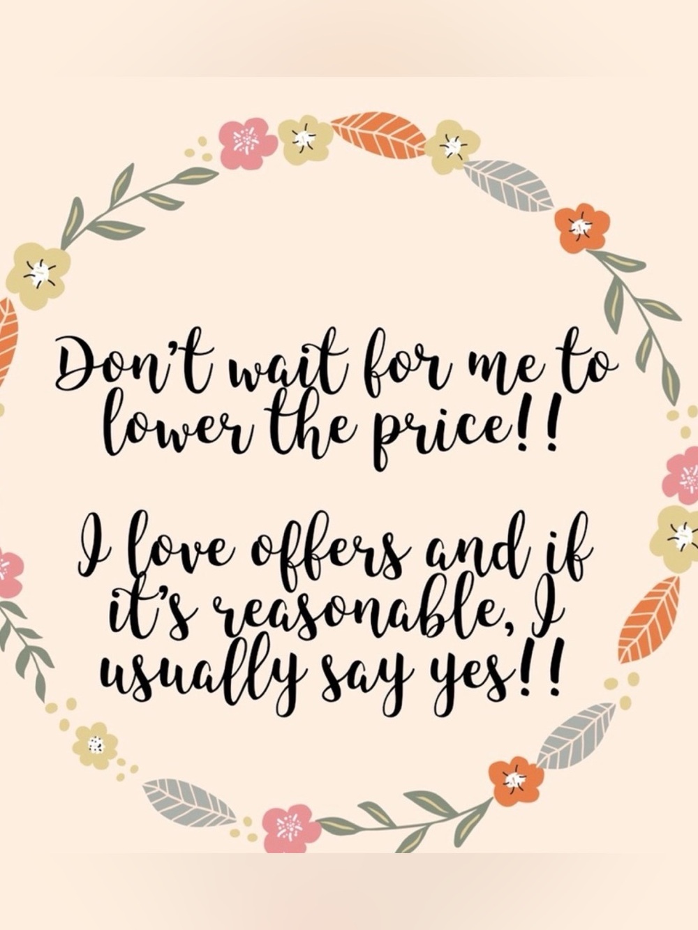 Make me an offer🌸